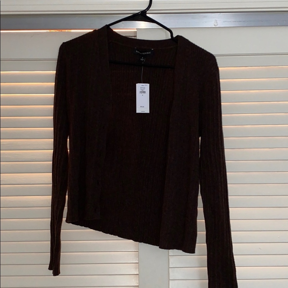 Button up sweater